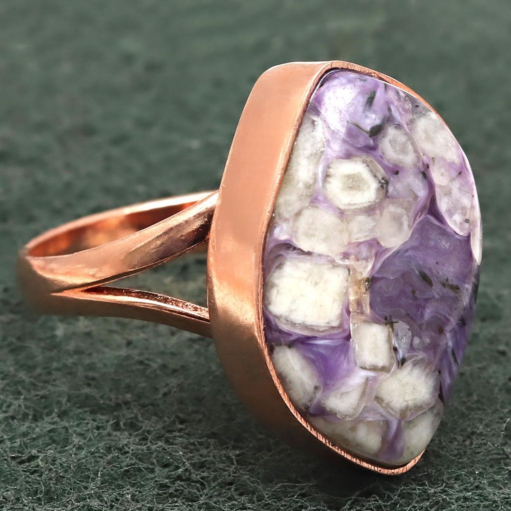 Cheroite Gemstone Handmade Silver Jewelry  "12"