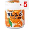 Bouteille de chewing-gum marbré à l'orange Marukawa 130 g