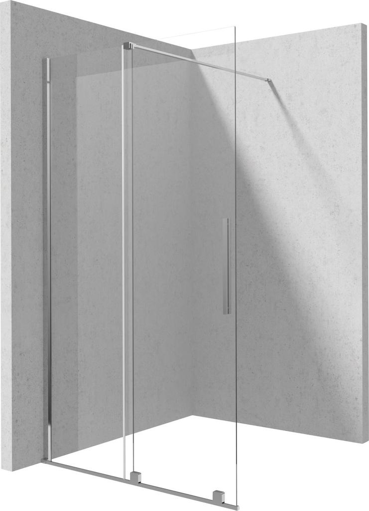 Ścianka Prysznicowa Walk-In 120 Cm - Przesuwna Chrom Ktj 032R