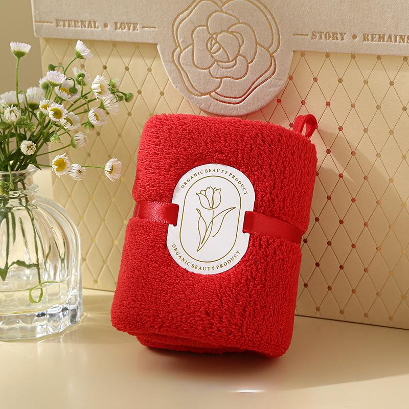 Hand Towel Can Be Hung with Hand Towel Coral Velvet Absorbent Wedding Return