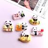 New Cartoon Panda Resin Hair Accessories DIY Ornament