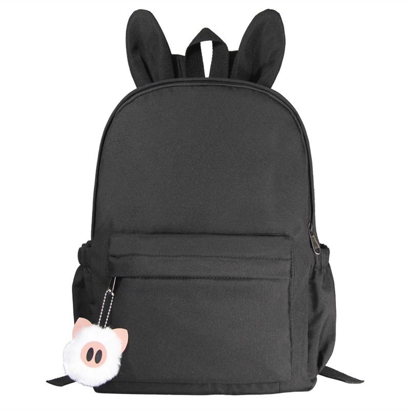 New rabbit ear backpack ins wind student cute schoolbag
