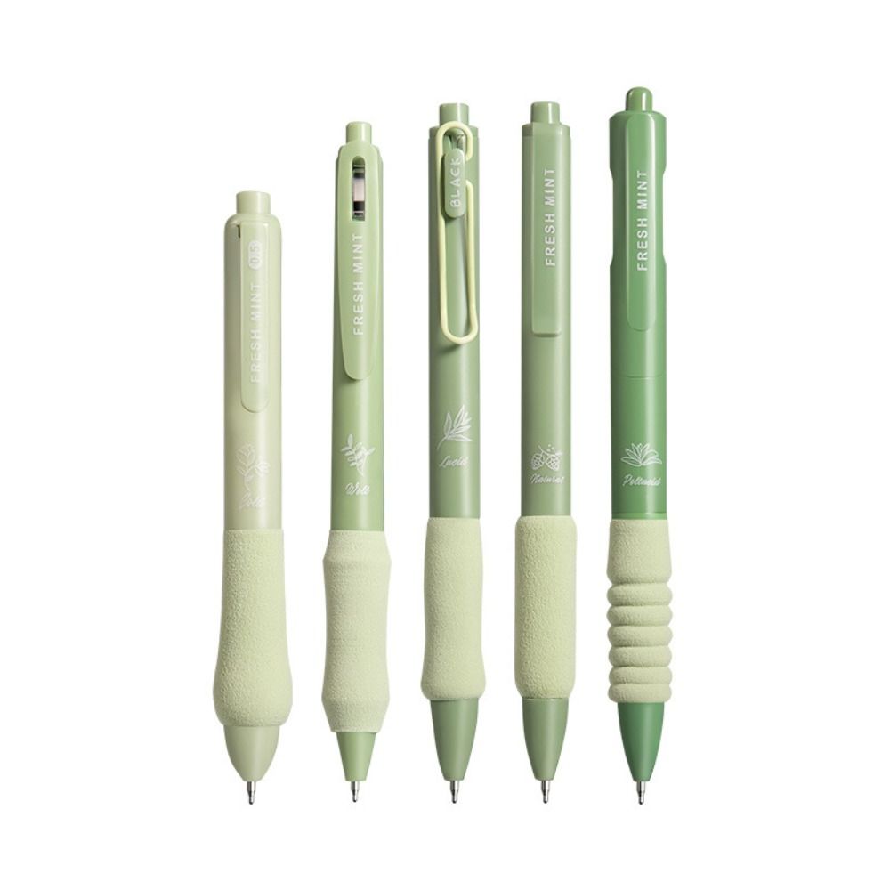 5PCS 0.5mm Black Ink Neutral Pen Quick Drying Writing Tool New Gel Pen  School Office