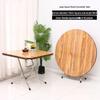 Compact Foldable Round Dining Table for 4 - Ideal for Small Apartments