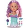 Zapf Baby Born Styling Head Purple Hair