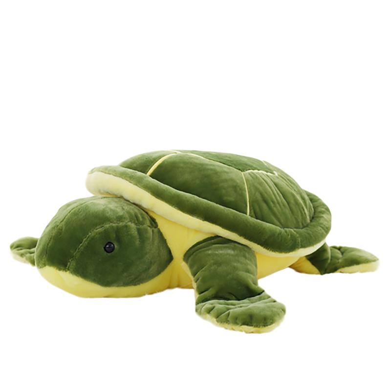 35Cm Green Tortoise Plush Pillow Stuffed Ocean Animal Cartoon Cushion Sofa Home Sofa Chair Floor Decoration Gift