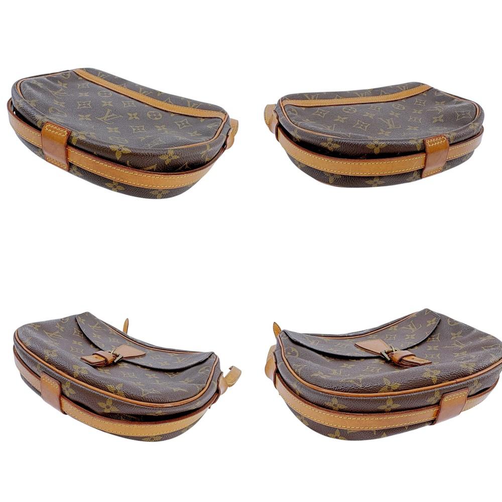 used LOUIS VUITTON Malletier Jeune Fille MM Monogram Shoulder Bag M51226 Rare 90s