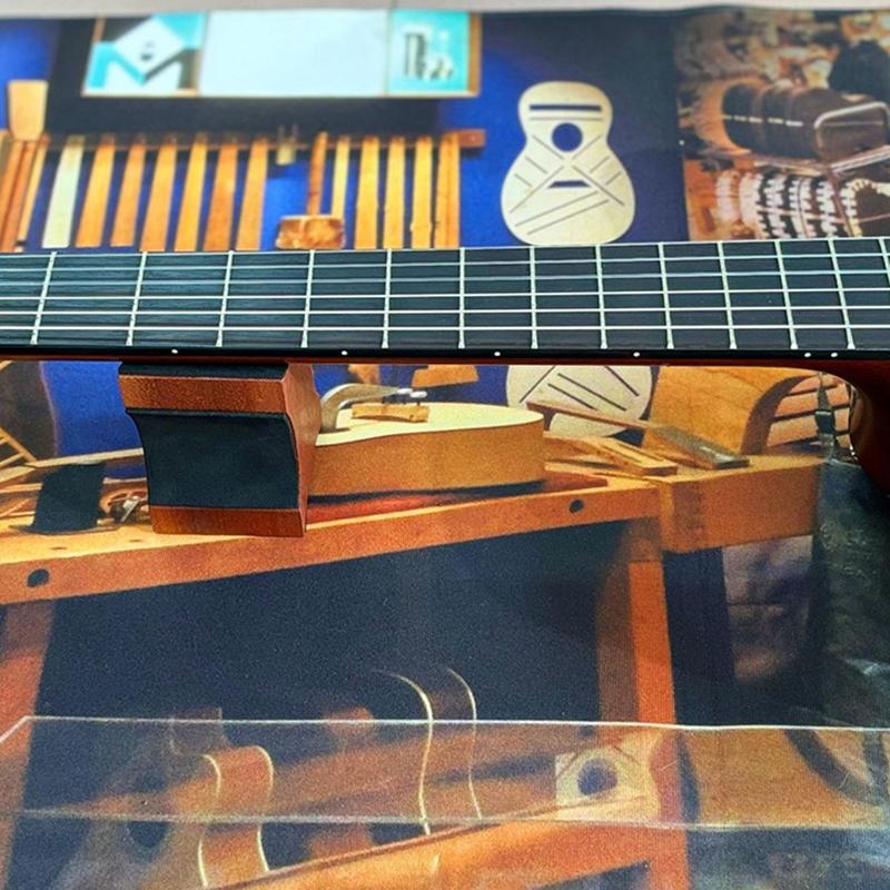 Houten Gitaar Neksteun Kussen 2 Gebruikshoogtes Luthier Gereedschap Voor Elektrische Akoestische Gitaar Ukulele Bas Mandoline