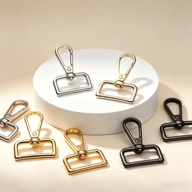 10Pcs Zinc Alloy Swivel Snap Hooks With Heavy Duty Rust Proof Structure For Diy Bag Making Keychain Lanyard Crafting Projects