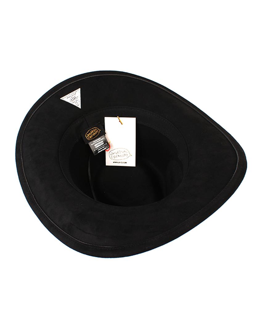 Yunibeosyeolkemiseuteuli Cowboy Suede Black Fedora Fedora