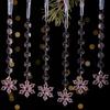 Haobei Acrylic Icicle & Snowflake Christmas Ornaments