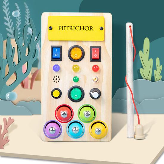 

Деревянная детская световая доска, распознавание интереса, образовательная занятая игрушка