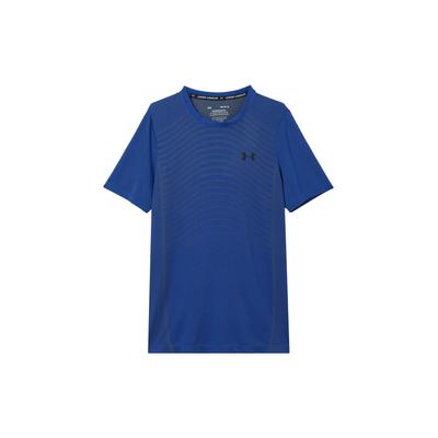 Training Slim Fit Crew Neck Short Sleeve T-Shirt Men Tops Blue 1351450-400