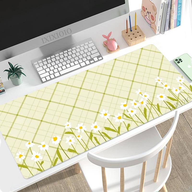 Green Matcha Mouse Pad Gaming XL New HD Mousepad XXL Desk Mats Carpet Natural Rubber Office Computer Mouse Mat Desktop Mouse Pad