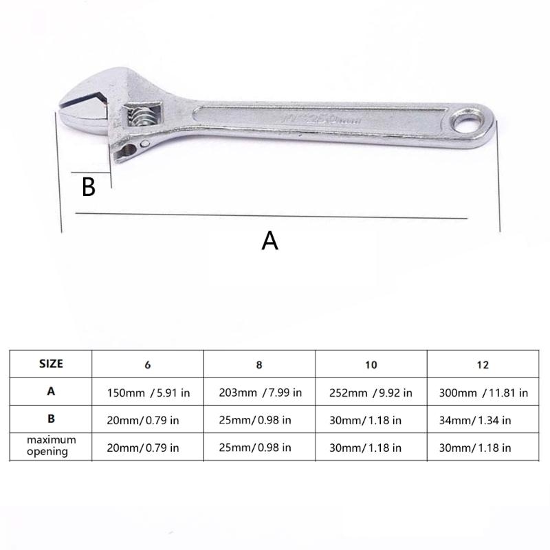 Top Adjustable Tool Strong Carbon Steel Professional Hand Tool With Secure Grip And Various Size Selections