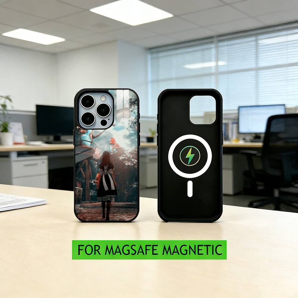 A-Alice M-Madness R-Returns  Phone Case For iPhone17,16,15,14,13,12,11 Plus,Pro Magnetic with Magsafe Wireless Charging