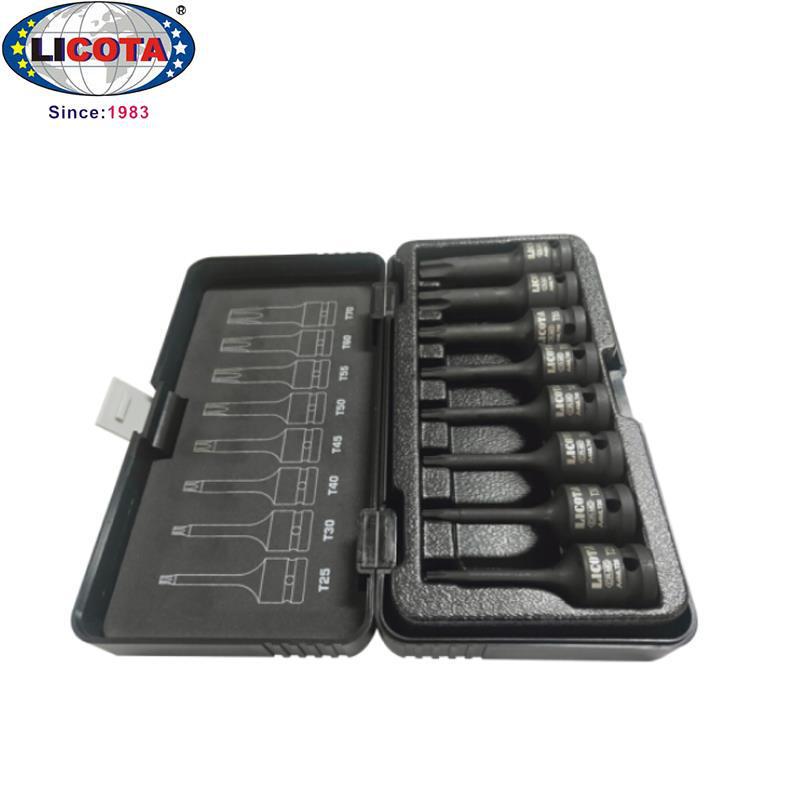 LICOTA USA Large 1/2" Hex Star Pneumatic Long Extension Socket A4MLT10