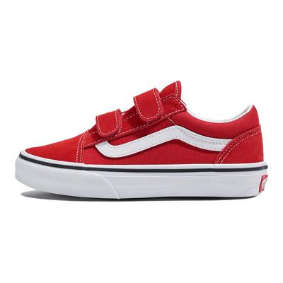 Old Skool Series V Comfortable Low Top Kids Canvas Shoes Kids Sneakers Red White VN000CYWJV6