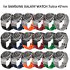 Rubber Soft Band for Samsung Galaxy Watch Ultra 47mm Titanium Color Strap Correa for GALAXY WATCH 47 ULTRA Luxury Sport Bracelet