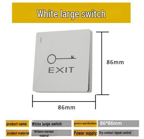 Stainless Steel Infrared Sensor Exit Button Doorbell Switch Panel