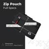 RFID Coin Purse and Anti-theft Card Holder Mini Travel Wallet with Keychain