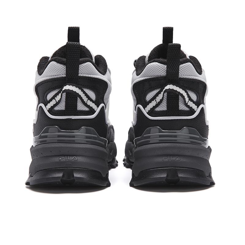 Fila Trek 1S Mid We Fleece Starry Sky Fashion Shock Absorption Durable Warmth Mid-Top Casual Shoes Women Sneaker Gray White F12W542121FTW