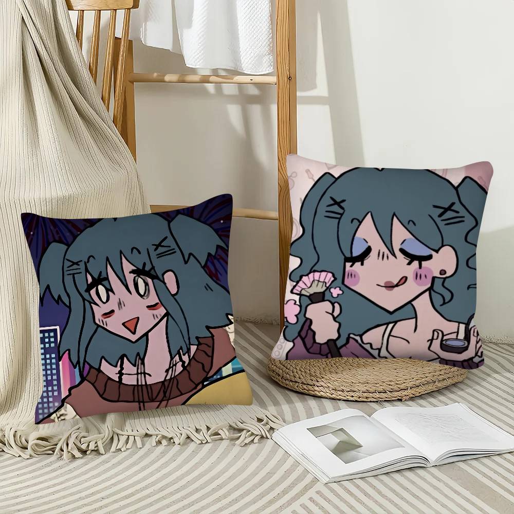 1Pc L-Laceys Games Cool Cute Pillow Case Fashion Square Pillowcase Bedroom Sofa Room Ins Decoration Leisure