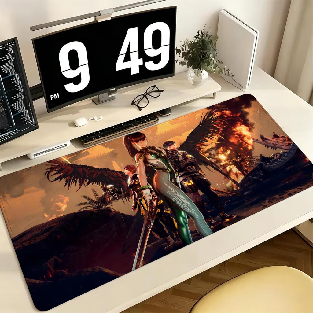 Stellar Blade Pro ESports Xxl Gaming Mousepad Extra Large NonSlip Stitched Edge Keyboard Laptop Desk Mat For Pc Gamer