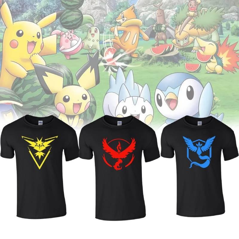 Pokemon Printed Cotton T Shirt For Women Summer Casual Top With Short Sleeves