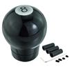 Lunsom Shift Aluminum Gear Shift Compatible with Automatic and Manual Black 8-Ball Knob, Lever, Cars,