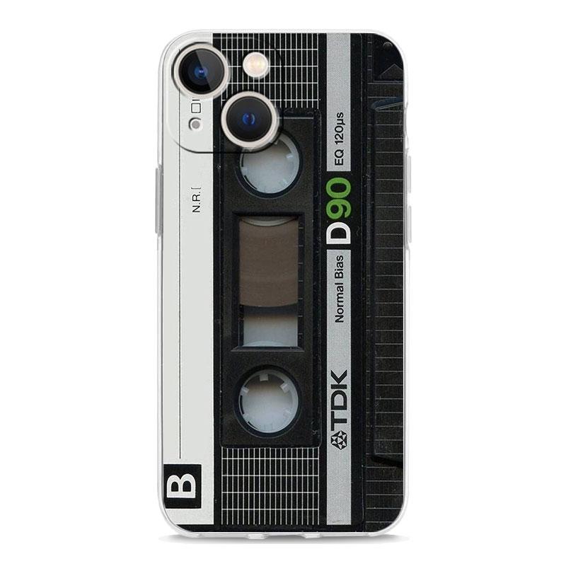 Custodia per Telefono Per iPhone 17 Custodie iPhone Air 16 15 12 13 14 Pro Max 7 8 Plus 16Pro iPhone11 Morbida Cover Cassetta Musicale Vintage