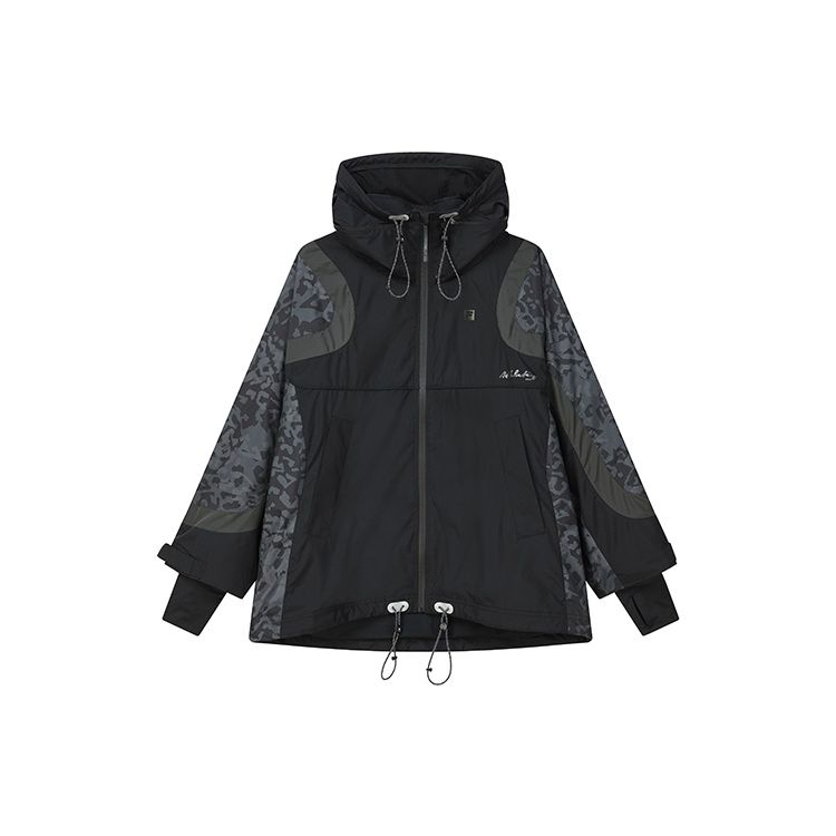 

Fila Athletics Woven Hooded Jacket Women Jackets Deep-Black A11W211702F-BK L