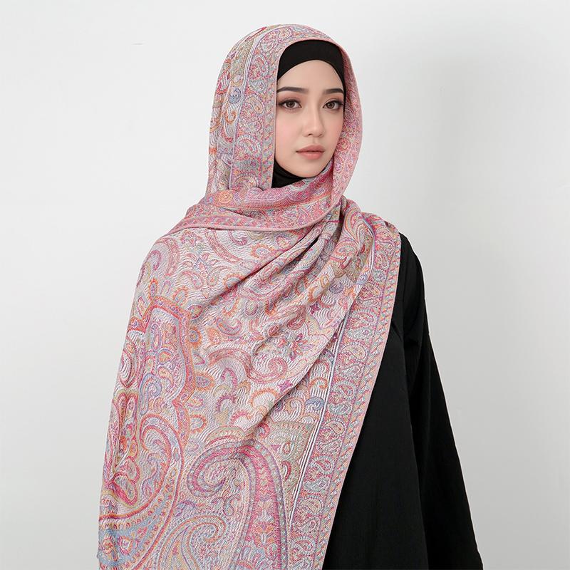 Luxury Brand Autumn Cashmere Pashmina Shawl Lady Wrap Warm Winter Scarves Design Print Female Foulard Cotton Stoles Scarf