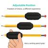1oz Weighted Elderly & Special Needs Improves Penmanship Handwriting Aid Solid Color Silicone Writing Trainer for Autism ADHD