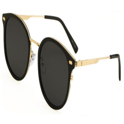 Unisex Metal-rimmed Silver Summer Travel Sunglasses