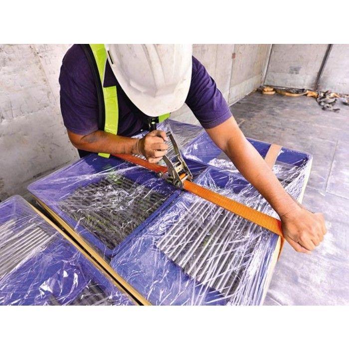 Sangle d'arrimage - Perel - 3.65m x 50mm - Charge max. 1000kg - Couleur orange