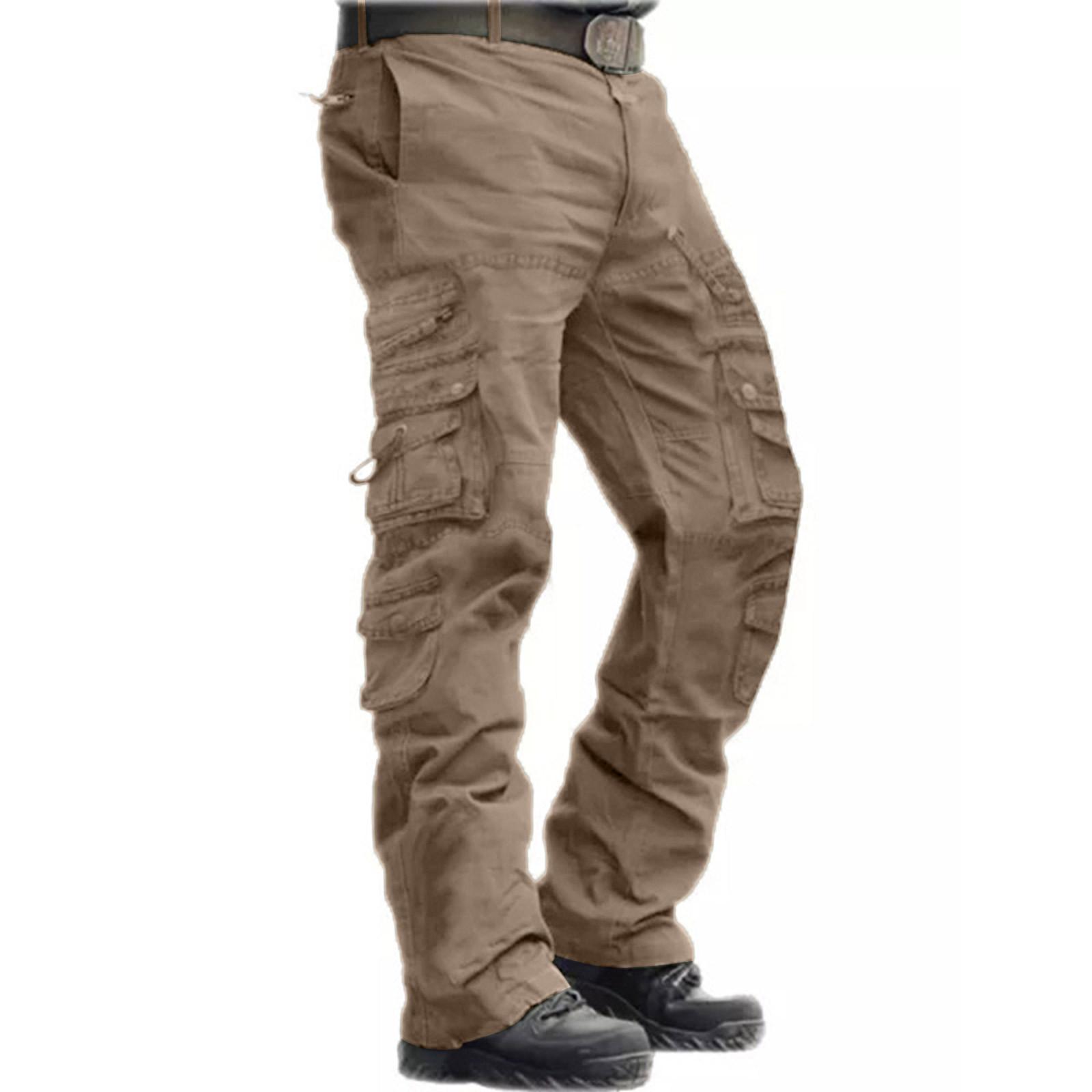 

Мужские комбинезоны, повседневные брюки с несколькими карманами и завязками, походные брюки, хлопковые саржевые брюки 40