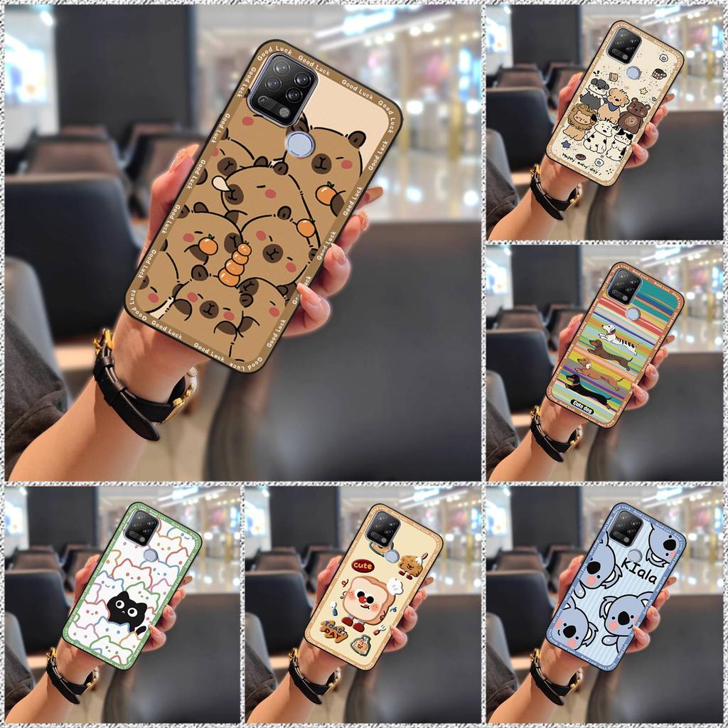 Anti-dust Silicone Phone Case For Tecno Pova/LD7 Fashion Design Cartoon Waterproof Protective Durable Back Cover Cute