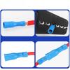 100pcs Insulated Electric Connector Set Crimp Bullet Terminals 1.25-156 Male & Female for 0.5-1.5mm² / 22-18 AWGAudio Wiring