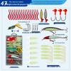 Lead-Weighted Shrimp Soft and Hard Lures Jig Head Kits