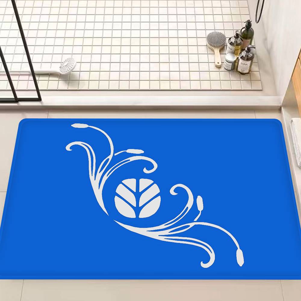 New H-holland Logo Room Mats Anti-slip Absorb Water Long Strip Cushion Bedroon Mat Household Carpets