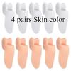 2/4 Double Soft Silicone Thumb Splitter, Washable Soft Toe Protector, Anti-friction and Anti-pain Toe Splitter