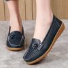 Scarpe Basse da Donna Mocassini Scarpe da Guida in Pelle Mocassini Floreale Casual Slip-on Estive Scarpe da Infermiera per Madre Taglie Grandi
