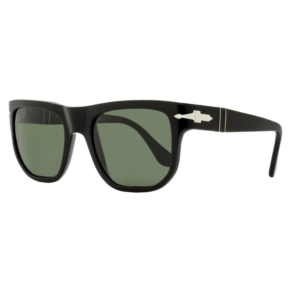 

Persol Unisex Square Sunglasses Po3306s 95 31 Black 52mm 95 31