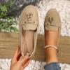 Quasten Doudou Schuhe Damen neue einpedalige lässige Lederschuhe Quasten weichbesohlte Schuhe Damen