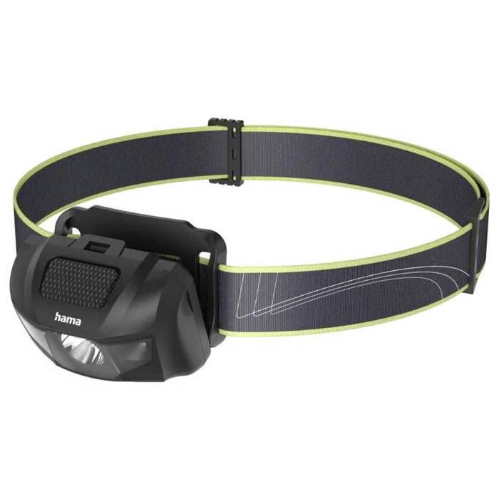 Lpe frtale LED "HL200", piles, lpe de tête pr jogging, sport, 4 mdes