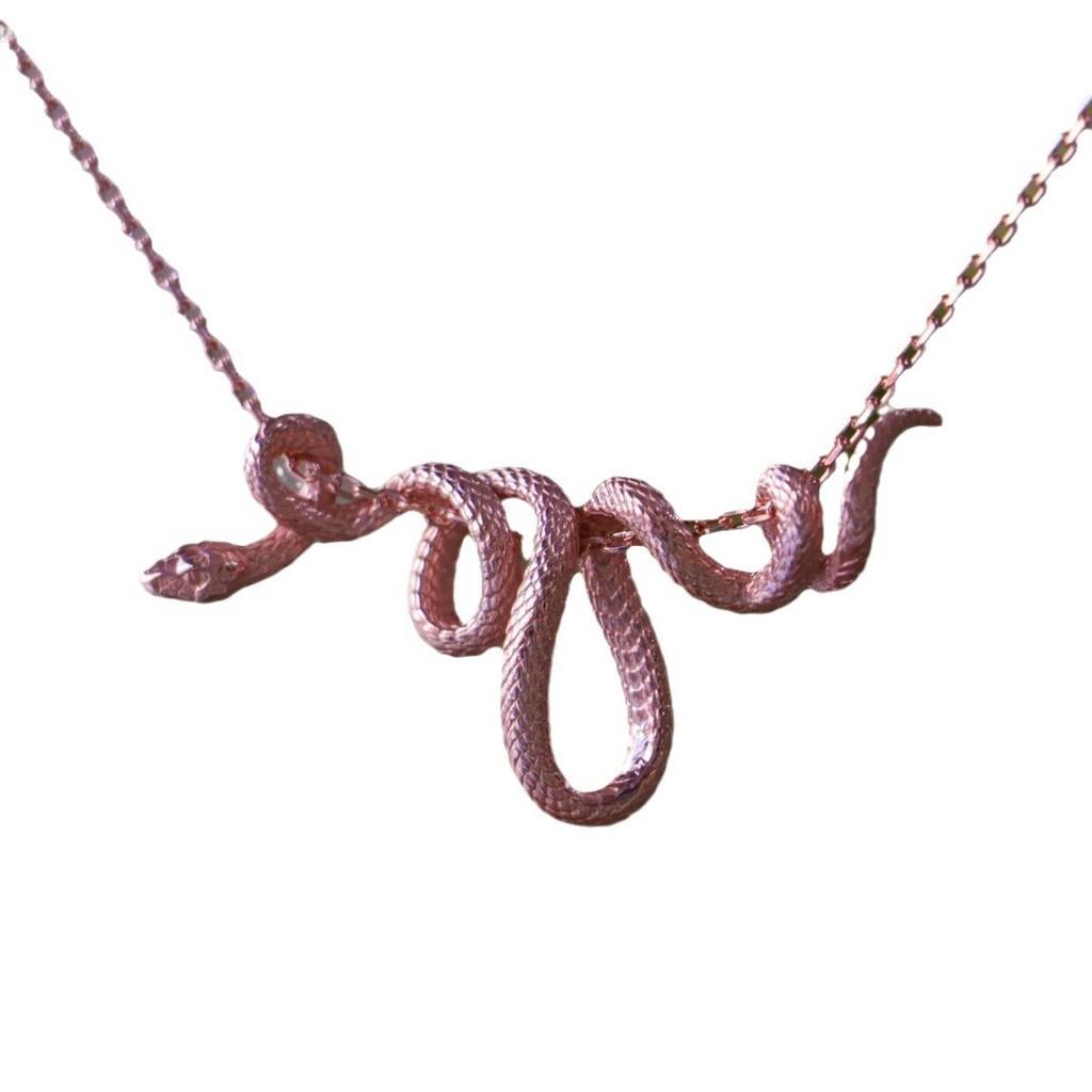 Design Unique Snake Lock Chain Necklace Modern And Fashionable Jewelry For Styles All