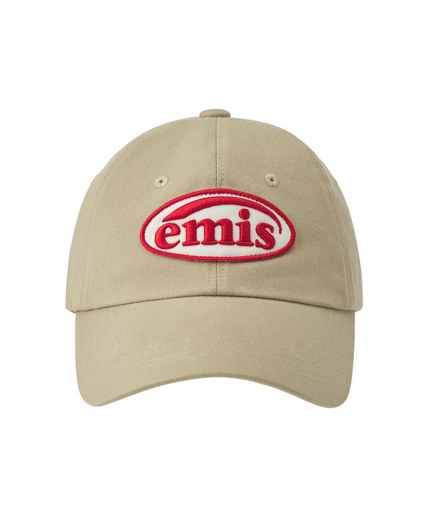 Imiseu Foot Print Wappen Ball Cap-Beige