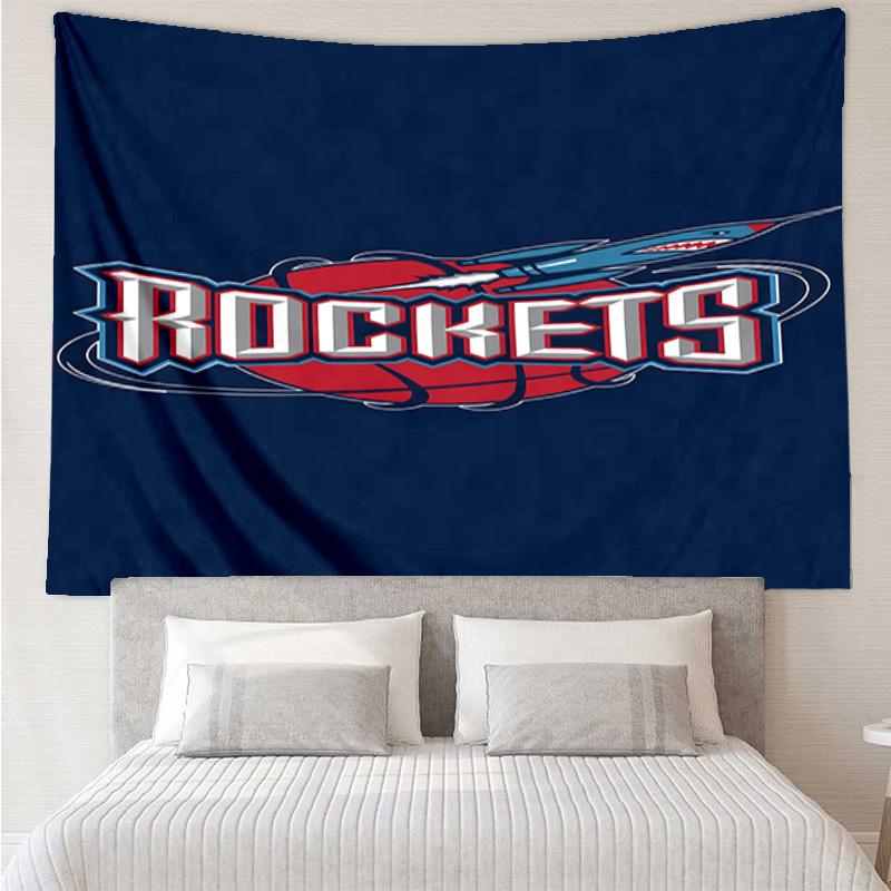 Rockets Basketball Team Quick-Dry Tapestry Hanging for Bedroom,Livingroom, Playroom,Decor Art Room Wall Tapestry Holiday and Birthday Gifts
