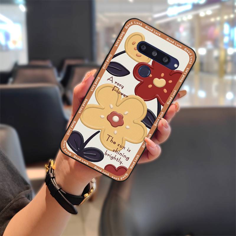 Waterproof Anti-dust Phone Case For LG V40 Back Cover Cute Shockproof Cover Full Wrap Protective Cartoon Durable TPU